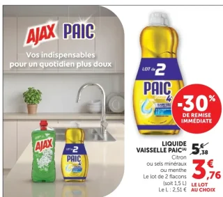 LIQUIDE VAISSELLE PAIC