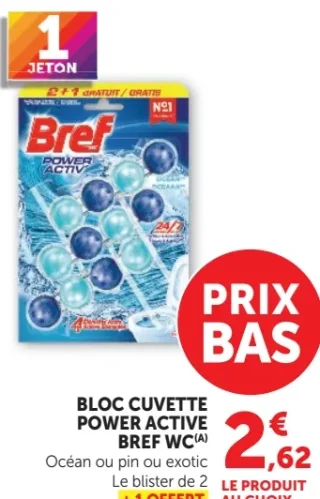 BLOC CUVETTE POWER ACTIVE BREF WC