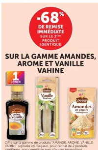 Gamme Amandes, Arôme et Vanille Vahiné