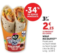WRAP MIX BUFFET Sodebo