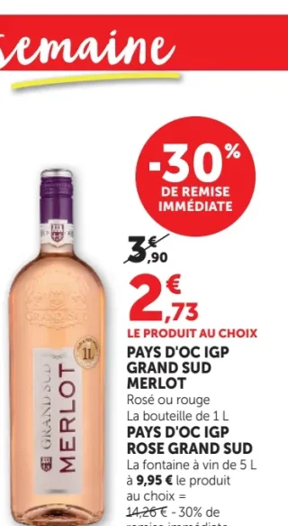 Pays d'Oc IGP Grand Sud Merlot