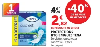 Protections Hygiéniques Tena Discreet