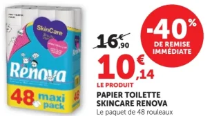 Papier Toilette Skincare Renova