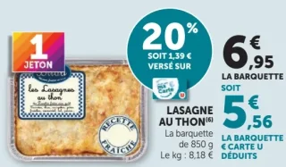 Lasagne au thon U