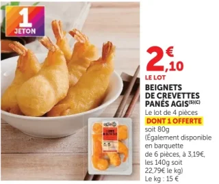 Beignets de Crevettes Panés Agis