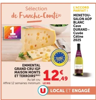 Emmental Grand Cru IGP Maison Monts et Terroirs