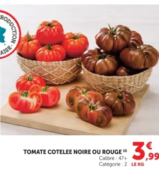 Tomate Cotelee Noire ou Rouge