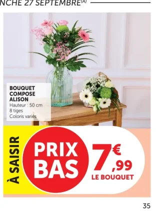 Bouquet composé Alison