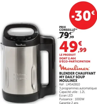 Blender chauffant My Daily Soup Moulinex LM542810