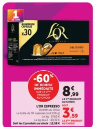 L'Or Espresso Variétés au choix