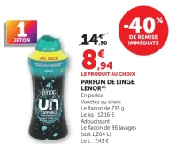 Parfum de linge Lenor Unstoppables