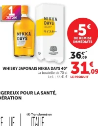 Whisky Japonais Nikka Days 40°