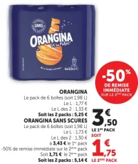 Orangina ou Orangina Sans Sucres