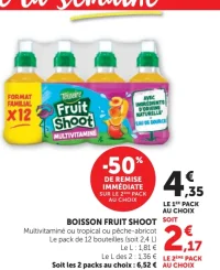 Boisson Fruit Shoot Teisseire
