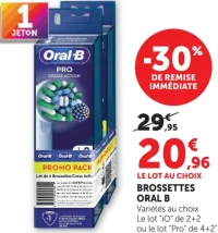Brossettes Oral B