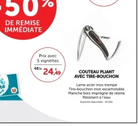 Couteau pliant avec tire-bouchon Laguiole Heritage