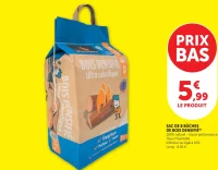 Sac de 8 bûches de bois densifié