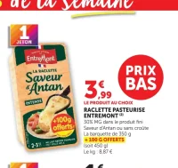 RACLETTE PASTEURISE ENTREMONT