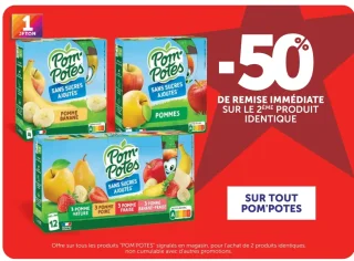 Pom'Potes Sans Sucres Ajoutés