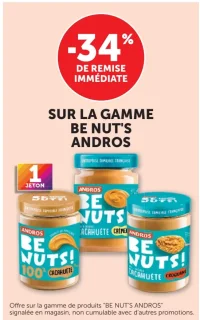 SUR LA GAMME BE NUT'S ANDROS