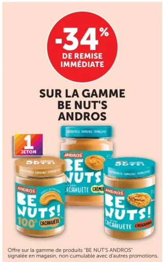 SUR LA GAMME BE NUT'S ANDROS