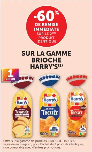 SUR LA GAMME BRIOCHE HARRY'S(1)