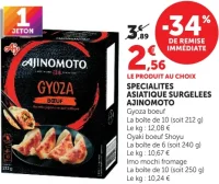 Spécialités asiatiques surgelées Ajinomoto