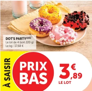 Dot's Party donuts