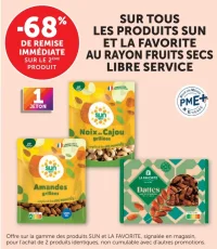 Fruits secs Sun et La Favorite