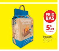 Sac de 8 bûches de bois densifié Woodstock