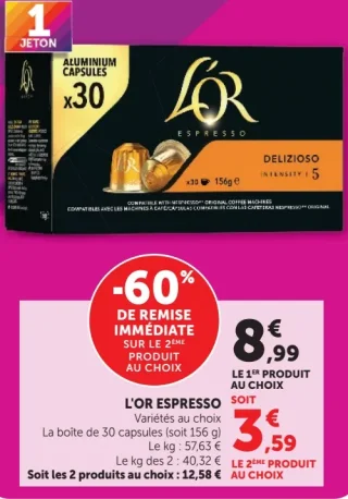 L'Or Espresso capsules