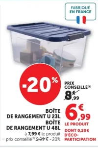 Boîte de rangement U 23L / 48L