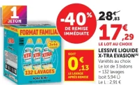 Lessive liquide X-Tra Évasion