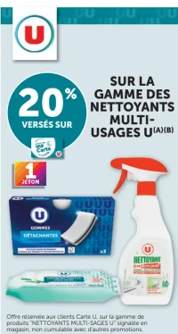 Gamme des nettoyants multi-usages U
