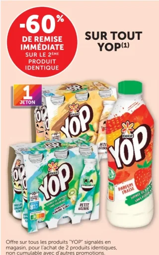 Produits Yop Yoplait