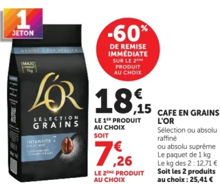 Café en grains L'Or Sélection