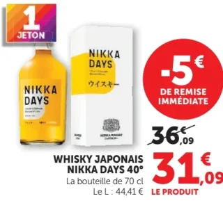 Whisky Japonnais Nikka Days 40°
