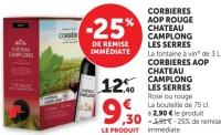 Corbieres AOP Rouge Chateau Camplong Les Serres