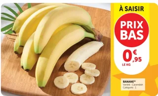 Banane Cavendish Catégorie 1