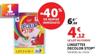 Lingettes Décolor Stop Mir