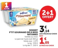 Dessert P'tit Gourmand Naturnes