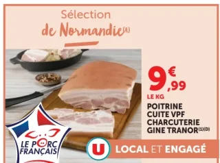 Poitrine cuite VPF Charcuterie Gine Tranor