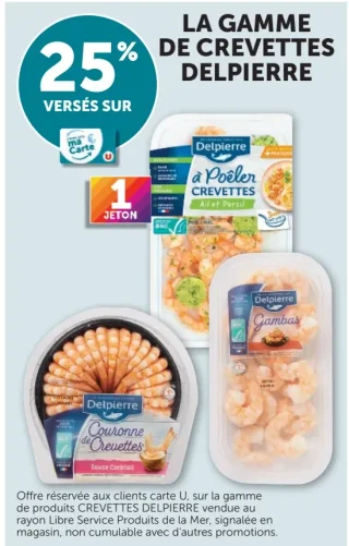 Gamme de Crevettes Delpierre
