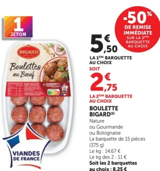 Boulette de boeuf Bigard