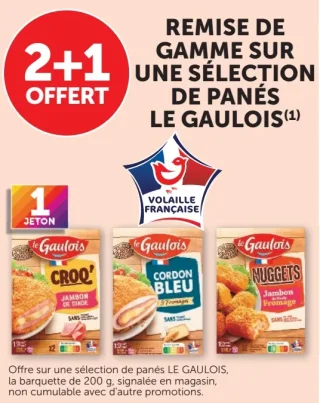 Une sélection de panés Le Gaulois