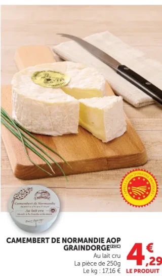 Camembert de Normandie AOP Graindorge