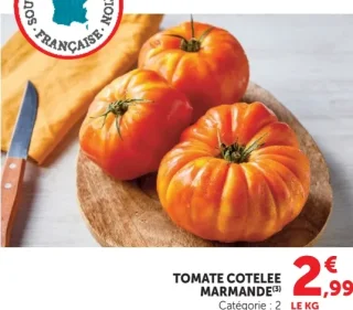 Tomate côtelée Marmande