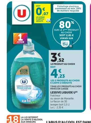 Lessive Liquide U