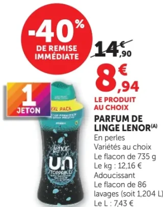 Parfum de linge Lenor Unstoppables