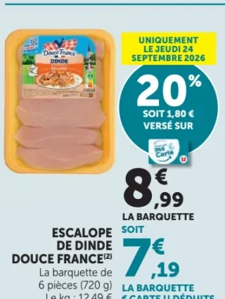 Escalope de dinde Douce France